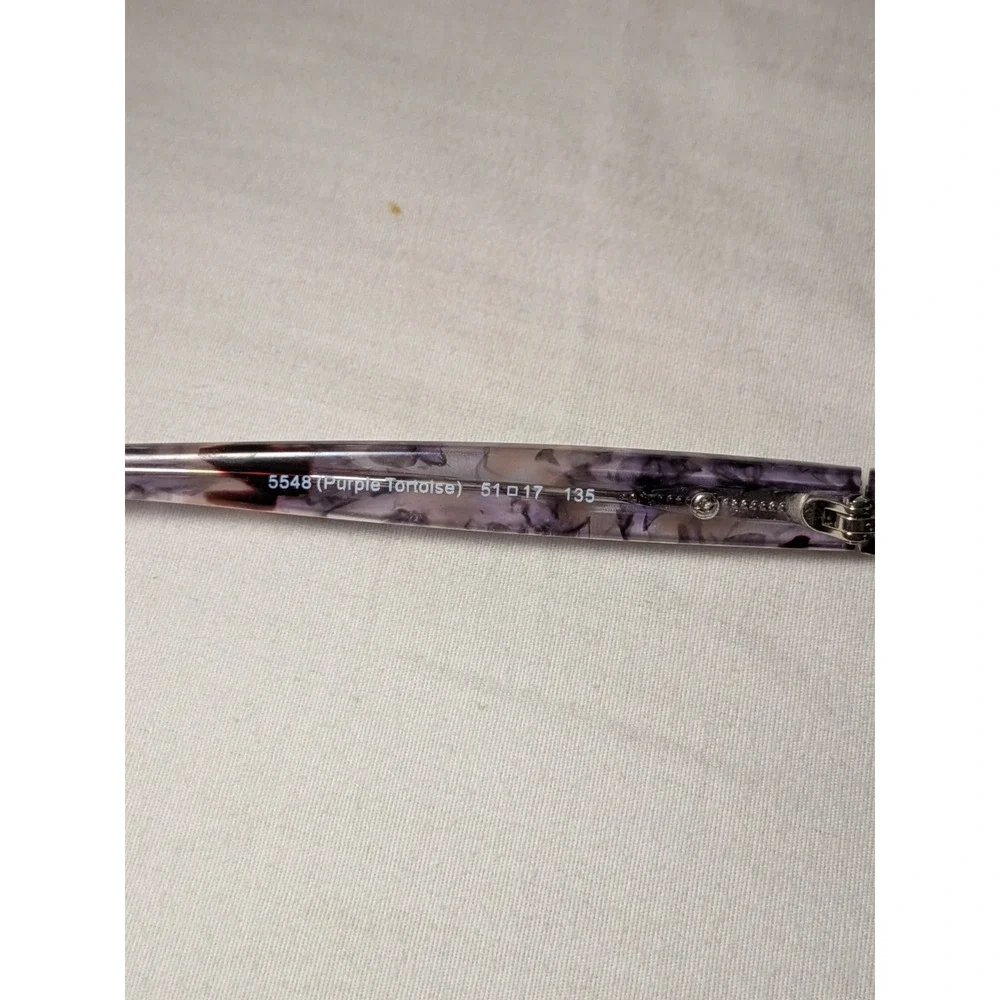 Coach HC6065 5548 Eyeglasses Frame Women's Purple Tortoise Full Rim 51mm